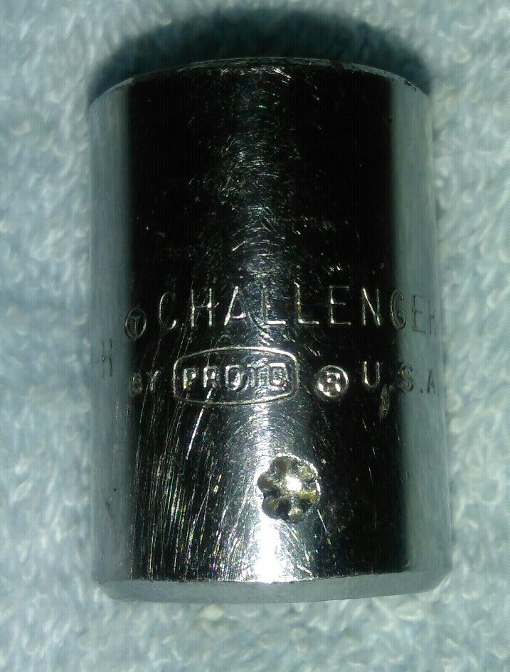 CHALLENGER BY PROTO -1218- 9/16" SAE 6 POINT 3/8" DRIVE SOCKET USA