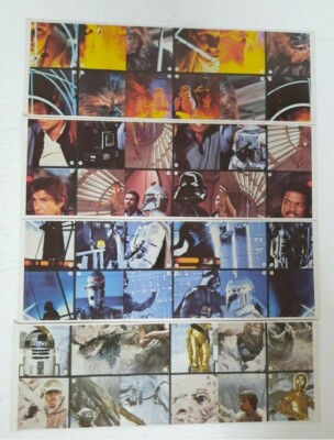 Rare Star Wars Empire Strikes Back 1980 1981 Burger King Sticker Set Complete  