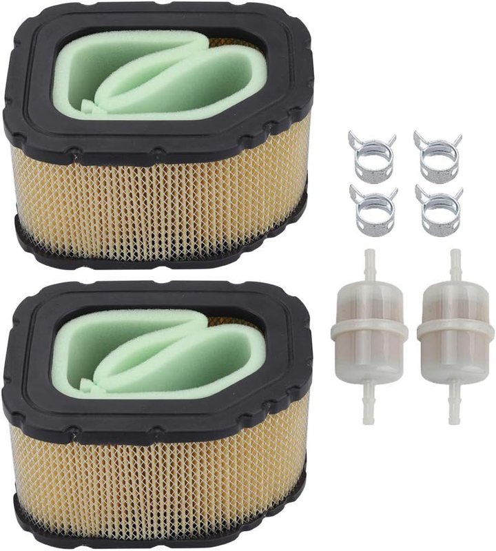2Pcs Air Filter Fuel Filter for Kohler SV710 SV715 SV725 SV735 SV810 SV820 SV830