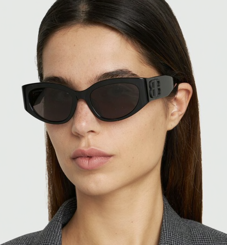 BALENCIAGA BALENCIAGA BB0324SK-001 BLACK SUNGLASSES