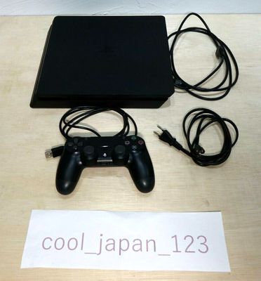Sony Playstation 4 PS4 Console 500GB CUH-2100A B01 Jet Black w 