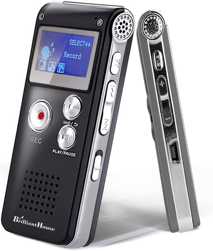 Voice Activated Recorder With Playback 3072kbps Upgr