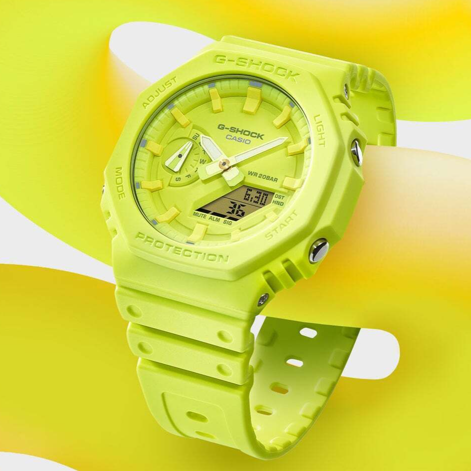 CASIO G-SHOCK GA-2100-9A9JF One Tone Series Analog Digital Watch