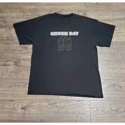 Vintage 2002 Green Day Pop Disaster Band Tour T Shirt Mens