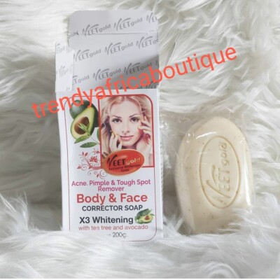Veet GOLD  Face & Body Corrector Soap. Tea Tree & Avocado 200g X 1
