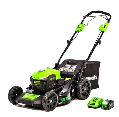 Greenworks 21'' 40V Brushless Self-Propelled Lawn Mower