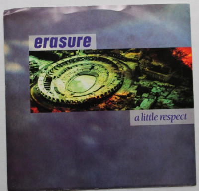 ERASURE A LITTLE RESPECT / LIKE ZSA GABOR 45 7'' JUKEBOX RECORD & PICTURE SLEEVE