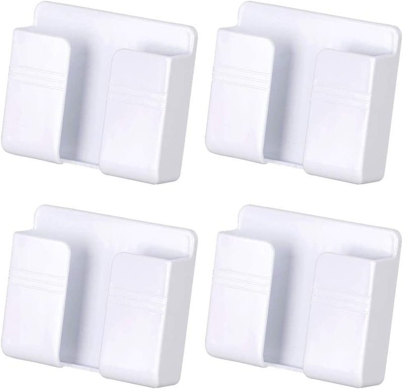 2 X Holder Wall Mounted Mobile Phone Charging Organizer Storage Box Stand Rack