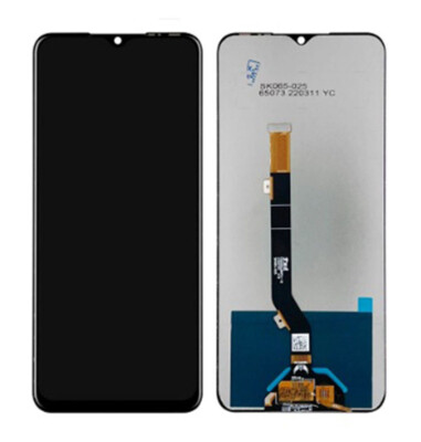 For Tecno Spark 8P KG7 Touch Screen Digitizer LCD Display Assembly + Frame