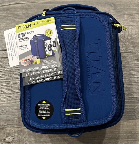 NEW Titan Expandable Lunch Box 2 Ice Walls Leak Proof