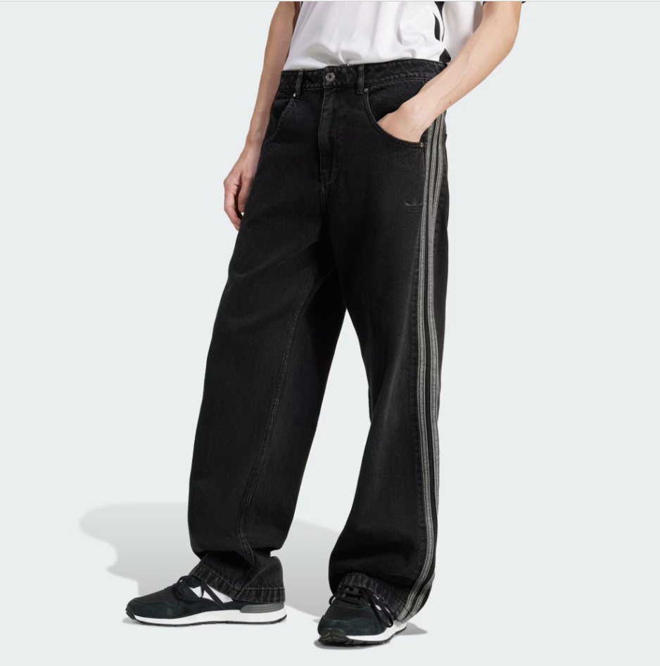 白*豆様 アディダス ADICOLOR DENIM FIREBIRD PANTS adidas Adicolor Denim Firebird Pants - Blue | Free Shipping