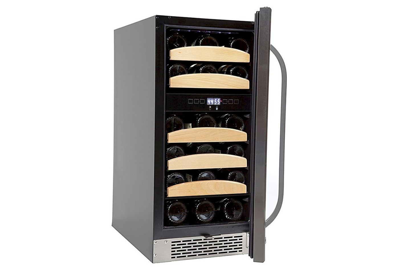 28-Bottle Dual-Temperature Zone Stainless Steel Wine Refrigerator  *$780 Value!*