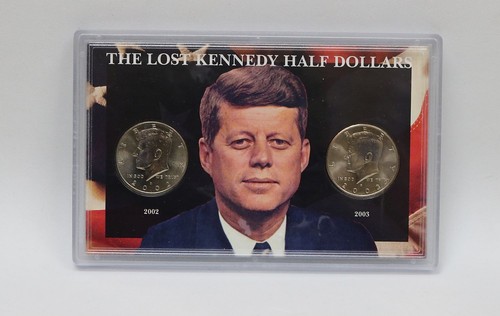 2002 & 2003 P&D The Lost Kennedy Half Dollars Limited Edition Set. #1838 D-2