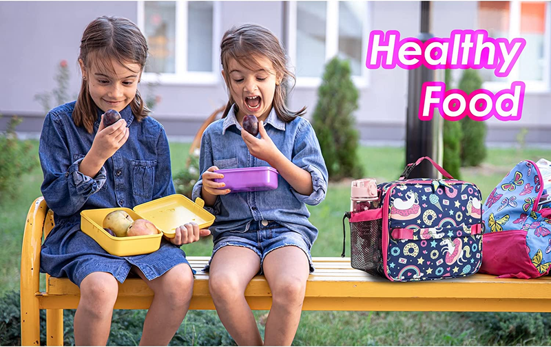 Girls Insulated Kids Lunch Bags for Hot or Cold Food Storage Tote - Picnic Coole