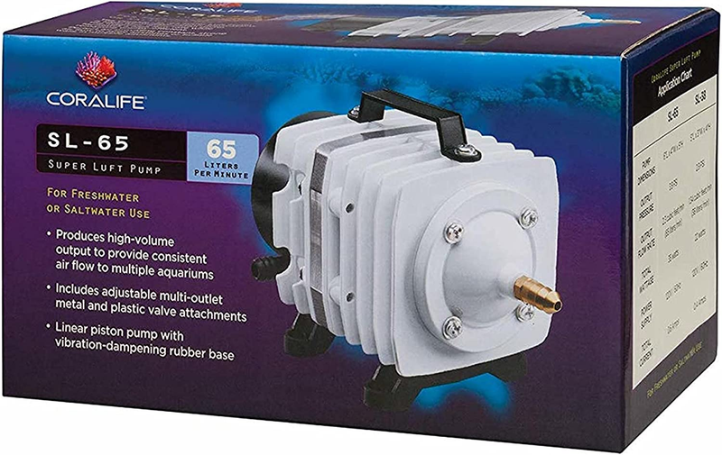 Super Luft Aquarim Pump Fish Tank Pond Areator High Flow