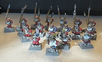 Marauder MB1 Dwarf Regiment X18 Oldhammer 80's Metal Warhammer Old World Painted