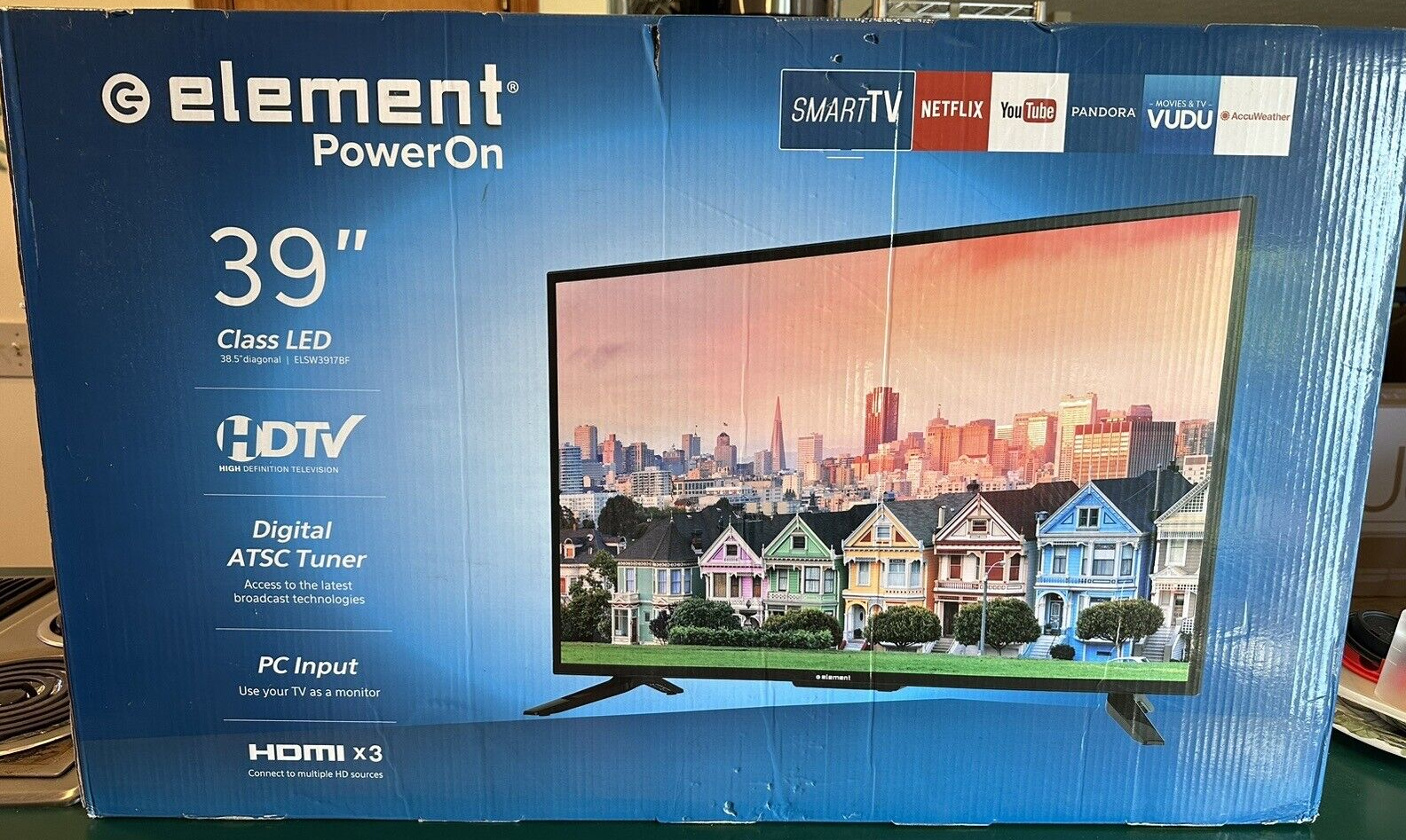 Element 39" Class HD (720p) Smart LED TV - Brand New