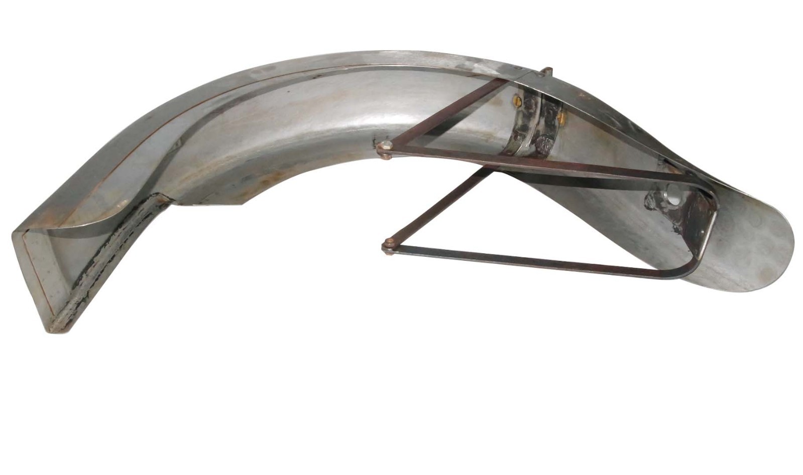 Indian Chief Scout 101 Rear Mudguard Fender Raw Steel 1936 -39 Rigid Frame