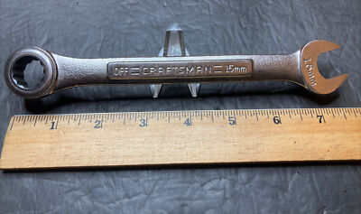 Craftsman 15MM 12Point Ratcheting combination wrench 42645 VA Made in USA