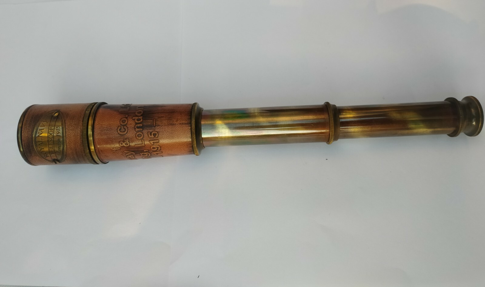 ロイヤルネイビー テレスコープ ロンドン 1915 望遠鏡 単眼鏡 アンティーク ロイヤルネイビー テレスコープ ロンドン 1915 望遠鏡 単眼鏡
