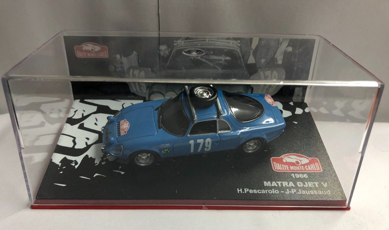 Voiture Matra Djet V Rallye Monte Carlo 1966 #179 Pescarolo/ Jaussaud 1/43  Ixo