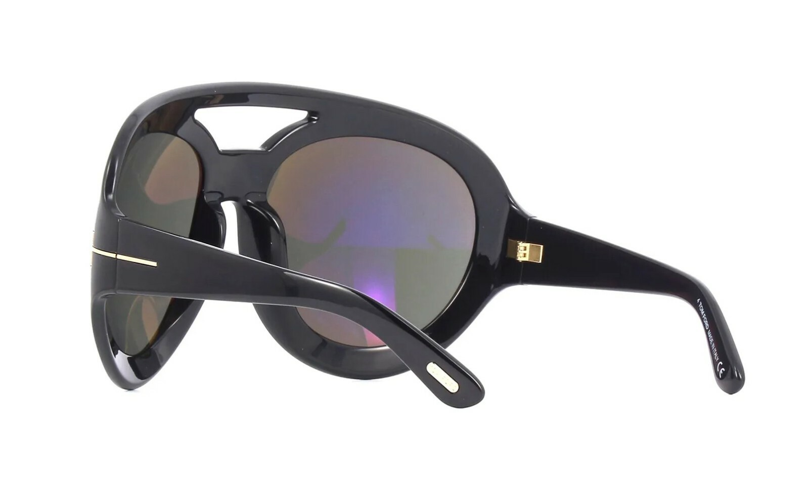 Pre-owned Tom Ford Lucilla Ft 1063 Black/smoke Mirrored (01c) Sunglasses