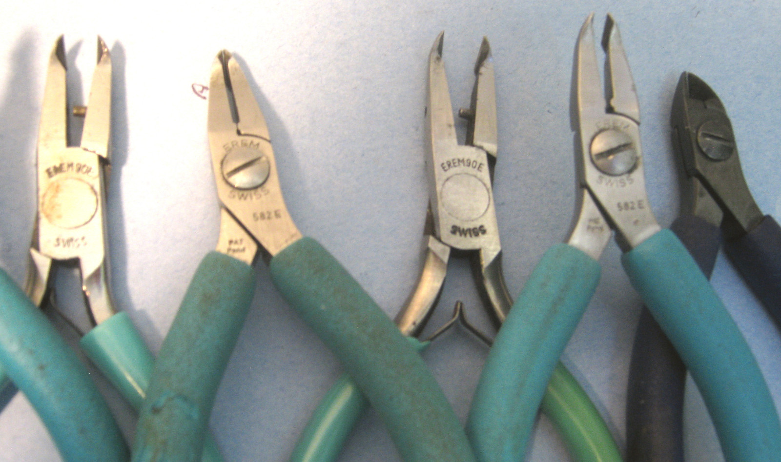 LOT OF 11-EREM SWISS MADE CUTTERS 582E 90E 597E 511E~ELECTONICS JEWELRY CRAFTS