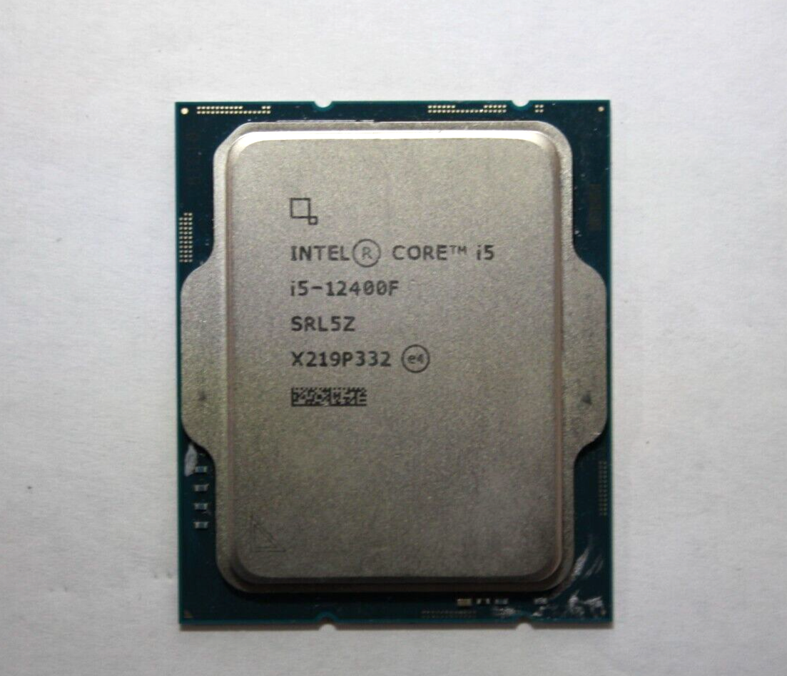 Intel Core i5-12400F - 6-Core 2.5GHz 12th Gen Alder Lake LGA Intel Core i5-12400F - 6-Core 2.5GHz 12th Gen Alder Lake LGA