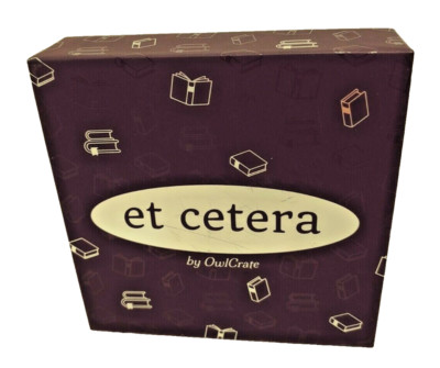NEW Owlcrate Et Cetera Bookworms Trivia Game 2-4 Players Ages 14+