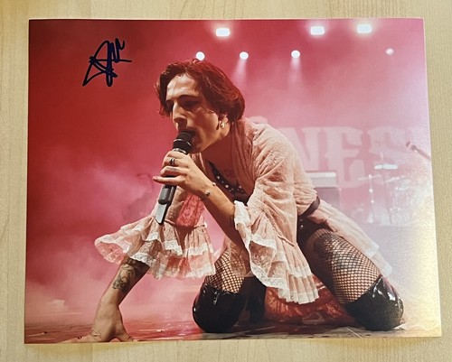 Damiano David （Maneskin マネスキン）直筆サイン入り限定版 マネスキンのダミアーノ・デイヴィッド、直筆サイン入り7インチ