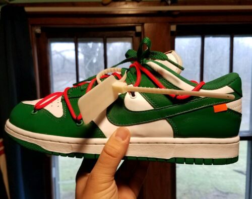 Nike Dunk Low X Off White Pine Green. Men's Size 9.5. Brand Nike Dunk Low X Off White Pine Green. Men's Size 9.5. Brand