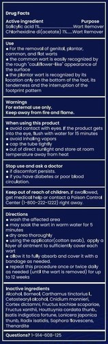 1 Pack Fast Acting Gel Wart Remover Freeze Off Wart Removal for  Flat Wart