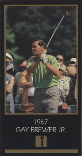 1993-98 Grand Slam Ventures Champions of Golf Masters Collection - Gay Brewer #1967