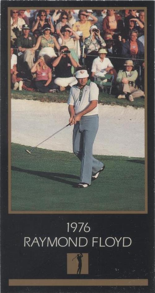 1993-98 Grand Slam Ventures Champions of Golf Masters Collection - Raymond Floyd #1976