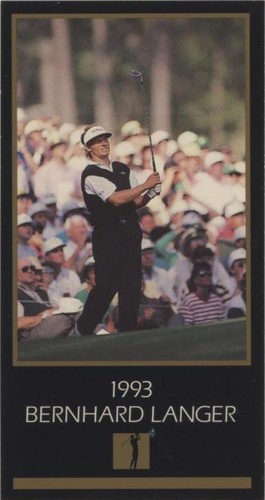 1993-98 Grand Slam Ventures Champions of Golf Masters Collection - Bernhard Langer #1993