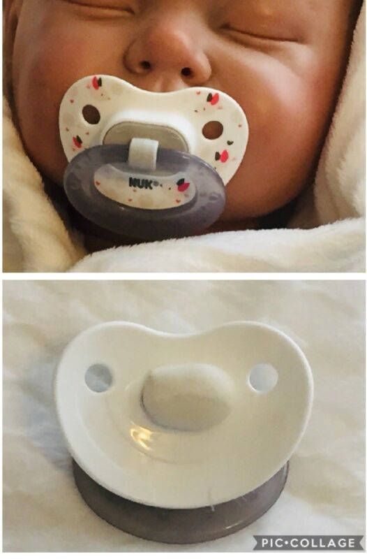 Reborn Doll Putty NUK Pacifier No Magnet Needed Boy or Girl Doll