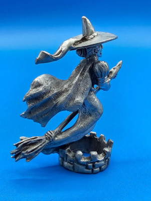 Vintage Wicked Witch 1997 Comstock Wizard Of Oz Pewter Miniature 6225