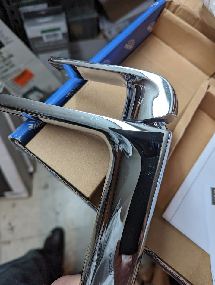 Grohe 23869000 Defined Vessel Bathroom Faucet SilkMove+EcoJoy, Starlight Chrome