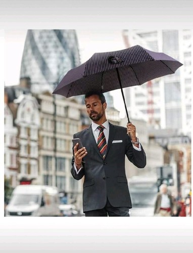 Premium Auto Umbrella Fast Dry Portable Folding Windproof Travel New