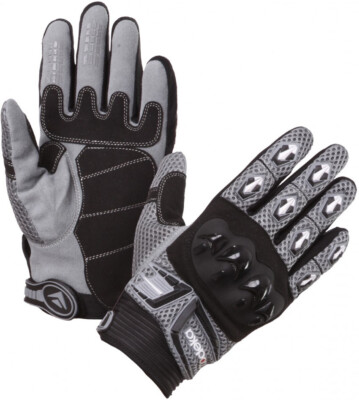 Modeka MX Top Moto Cross Motorrad Handschuhe Sommer schwarz-grau