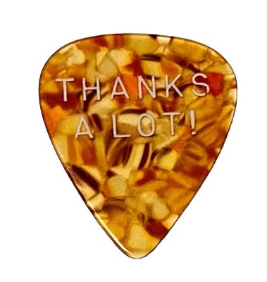 Vintage Guitar Pick-1960 s D Andrea 351-Ad-Lib-THANKS ALOT-Wheatstraw-NOS