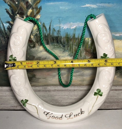 Empire City Casino NY Yonkers Good Luck Horse Shoe Good Luck St Patricks Ceramic
