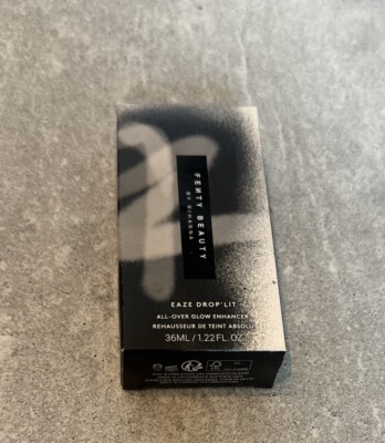 NEW FENTY BEAUTY EAZE DROP LIT ALL OVER GLOW ENHANCER 1.22 OZ BRONZE JASPER 04