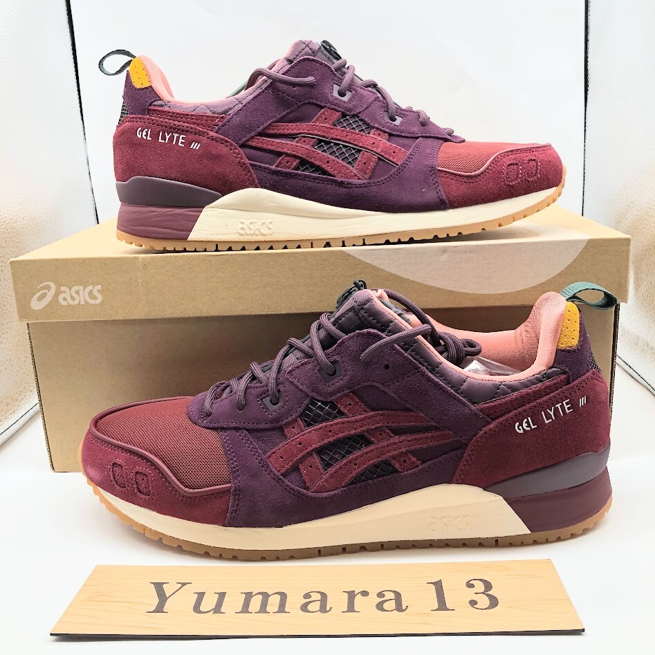 Pre-owned Asics Gel-lyte 3 Og Bordeaux Wine 1203a578-600 Men's Size In Red