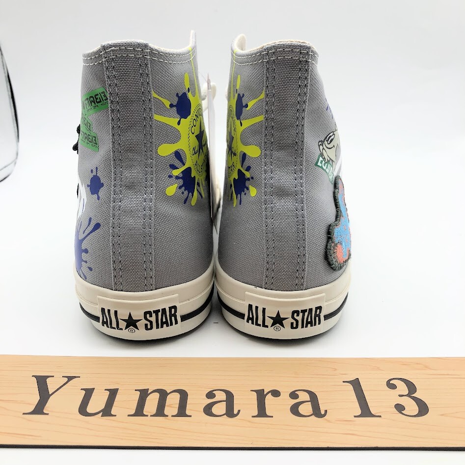 Pre-owned Converse Splatoon3 ×  All Star Lc Hi Grey 31312950 Men's Size In Gray