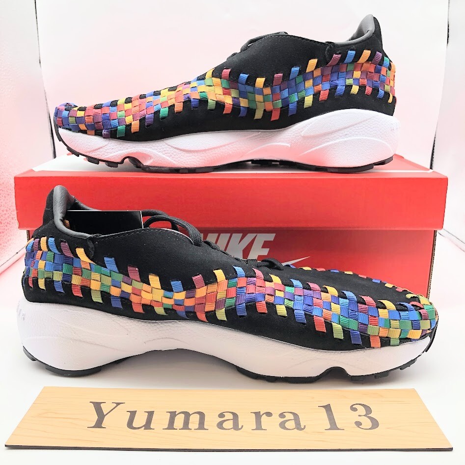 Pre-owned Nike Wmns Air Footscape Woven Black Multi-color Fb1959-002 Women's Size In Multicolor
