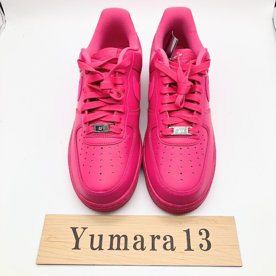 Pre-owned Nike Wmns Air Force 1 ‘07 Low Pink Fireberry Dd8959-600 Us Womens 5-15