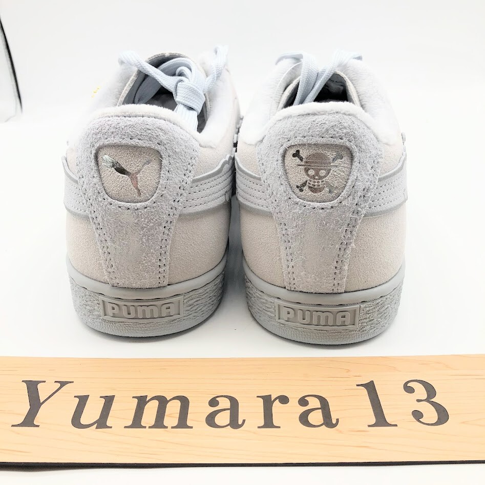 Pre-owned Puma One Piece ×  Suede Lufy Gear 5 "feather Gray 396524-01 Men's Size