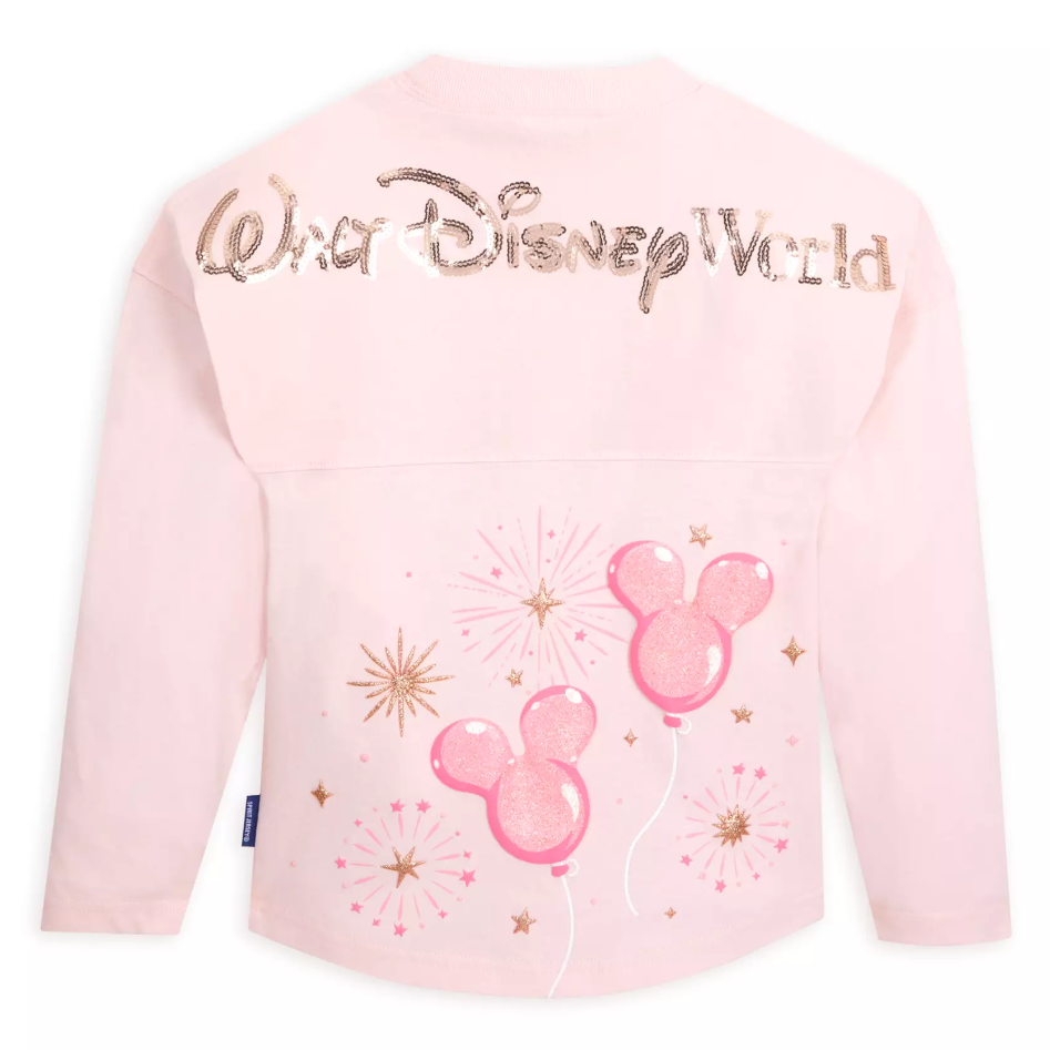 Walt Disney World バルーン スピリットジャージー　ピンク Walt Disney World 2024 Disney Pink Sequins Mickey Balloon