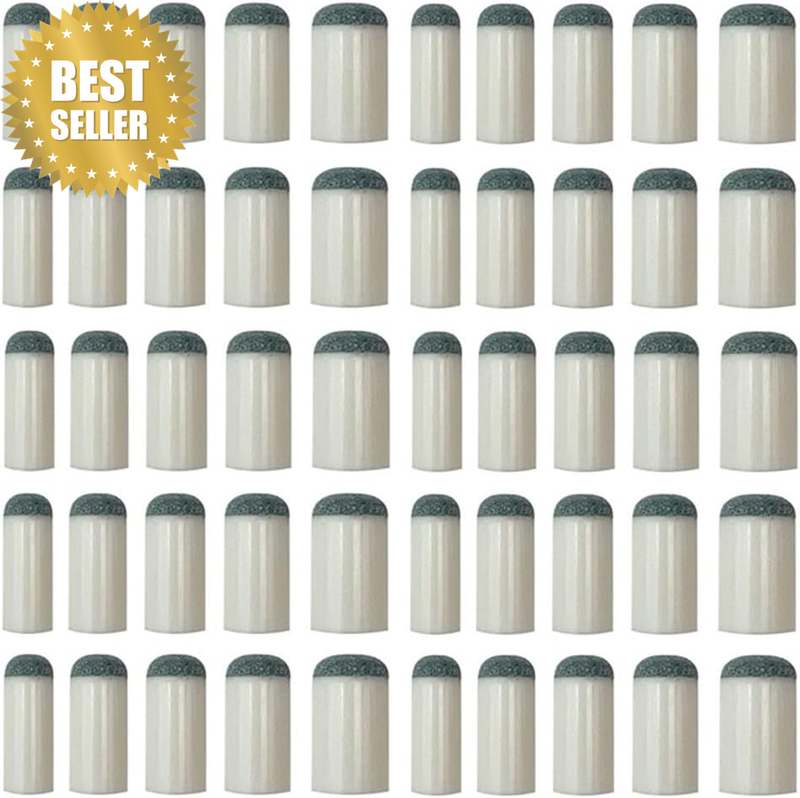 Cue Tips Replacements,  50 Pcs Billiard Cue Tips Replacement Bulk, Pool Cue Tips
